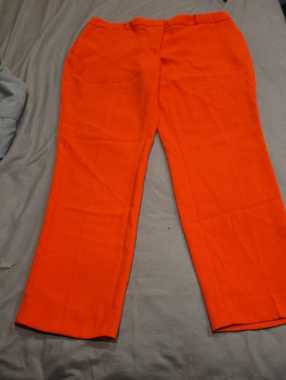 Tommy Hilfiger Orange Tailored Trousers - Picture 2 of 5